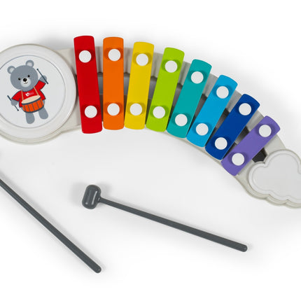 Xylophone with 8 Colorful Keys and Mallet for Kids