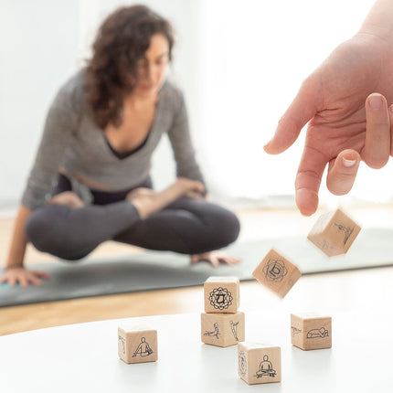 Yoga-Würfelspiel Anandice InnovaGoods 7 Einheiten