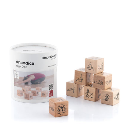 Yoga-Würfelspiel Anandice InnovaGoods 7 Einheiten