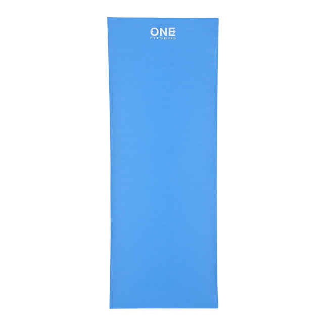 Yogamat, antislip, blauw, One Fitness