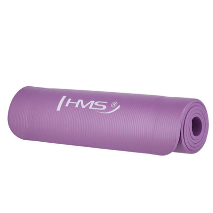 Podložka na jógu, protiskluzová, tloušťka 10 mm, fialová