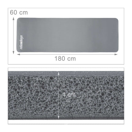 Podložka na jógu 1 cm silná jednobarevná
