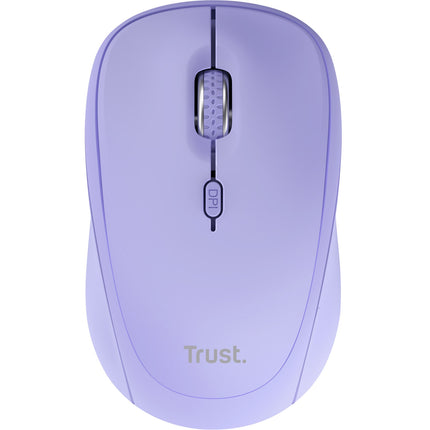Bezdrátová myš Yvi+ Bluetooth / 2.4 GHz fialová