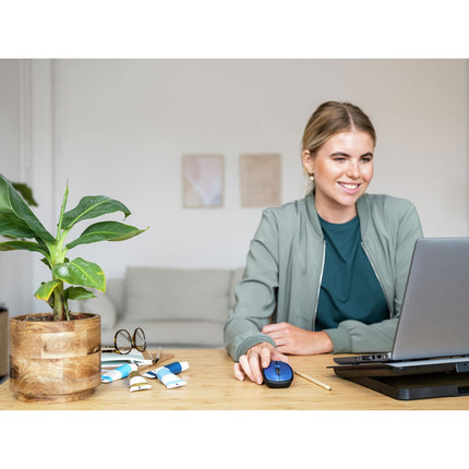 Bezdrátová myš Yvi+ Eco-design modrá