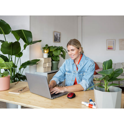 Bezdrátová myš Yvi+ Eco-design červená