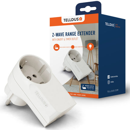 Z-Wave-Steckdose mit Range Extender