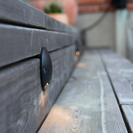 Zenit Wand-/Terrassenleuchte Schwarz