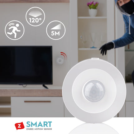 Chytrý senzor pohybu Zigbee Ø 4.8 cm