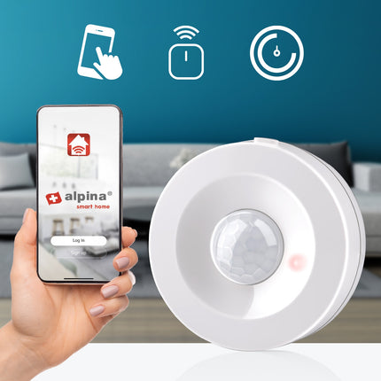 Chytrý senzor pohybu Zigbee Ø 4.8 cm