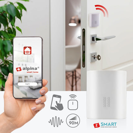 Chytrý senzor vibrací Zigbee 3.4 x 4.1 cm