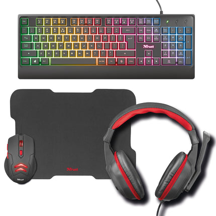 Herní set Ziva 4v1 (verze s RGB klávesnicí)