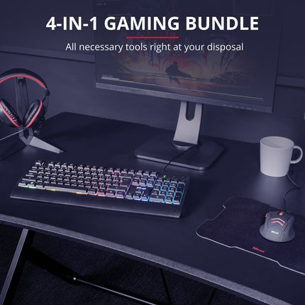 Herní set Ziva 4v1 (verze s RGB klávesnicí)