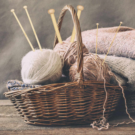 bamboo knitting needle set with 36 parts and bag