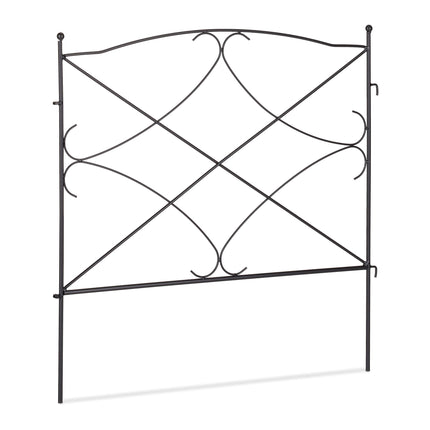 metal flower bed fence in 6 parts