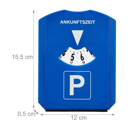 balení 10 parkovacích disků se škrabkou na led