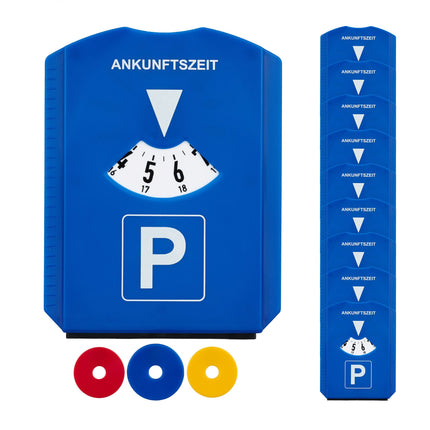 balení 10 parkovacích disků se škrabkou na led