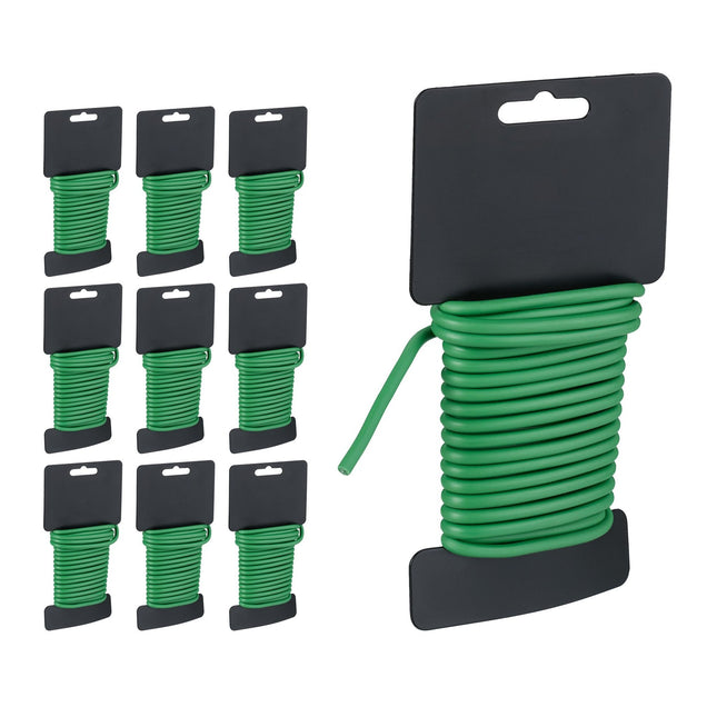 set of 10 garden wires 5 mm x 5 m