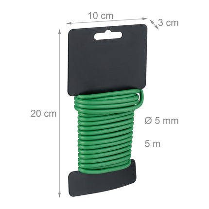 sada 10 zahradních drátů 5 mm x 5 m