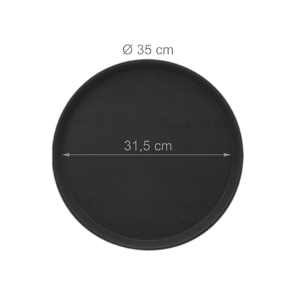 sada 10 servírovacích táců Ø 35 cm