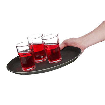 sada 10 servírovacích táců Ø 35 cm