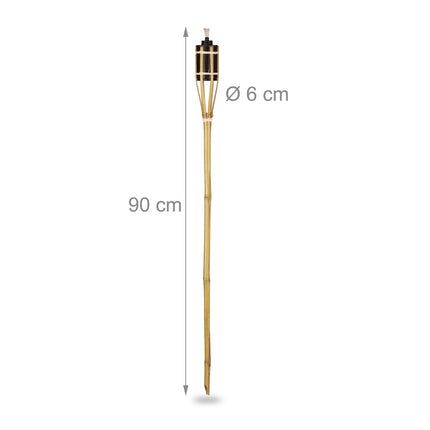 sada 12 zahradních pochodní 90 cm