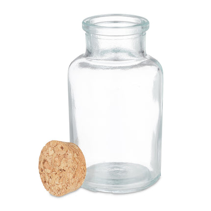 set of 12 spice jars with cork lids