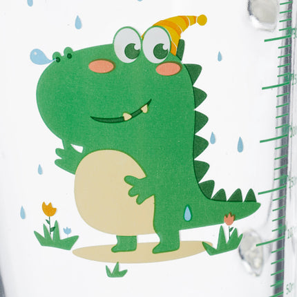 sada 2 dětských skleniček s motivem dinosaurů