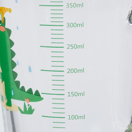 sada 2 dětských skleniček s motivem dinosaurů