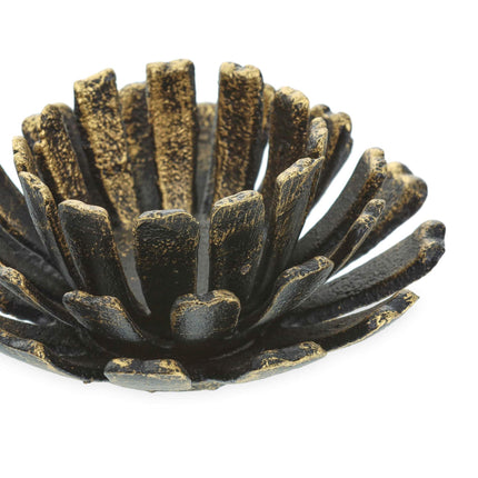 set of 2 flower-shaped tealight holders