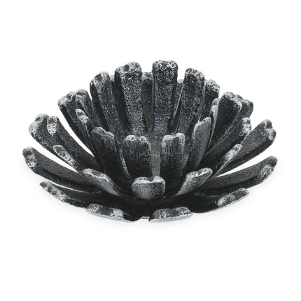 set of 2 flower-shaped tealight holders