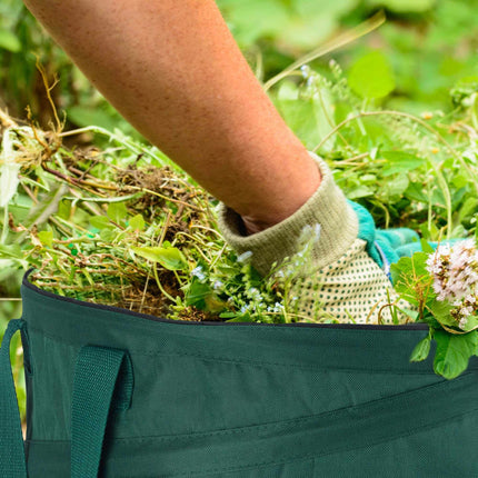 set of 2 self-standing leaf bags 120L