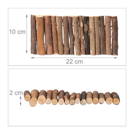 set of 2 wooden rodent bridges 2 sizes