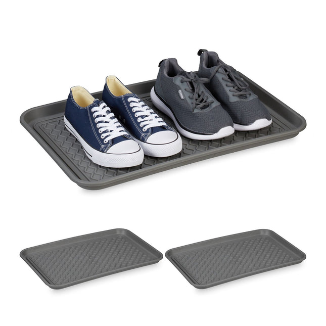 set van 3 lekbakken voor schoenen 60 x 40 cm