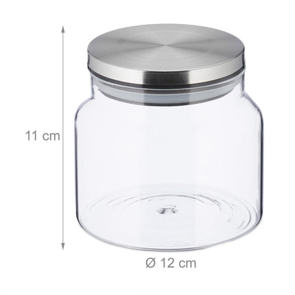 sada 3 dóz s víčkem 850 ml