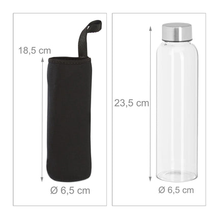 sada 4 lahví na pití 500 ml