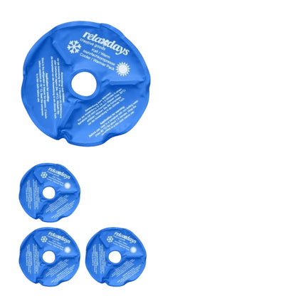 set of 4 knee pads in blue
