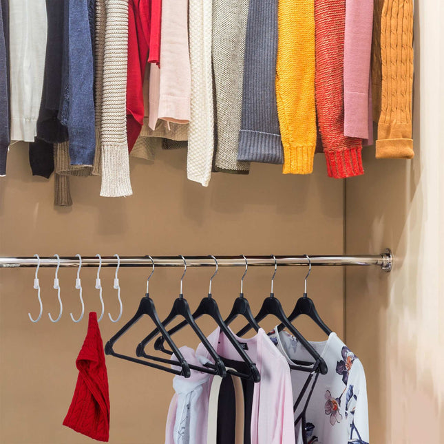 set of 5 clothes rail hooks