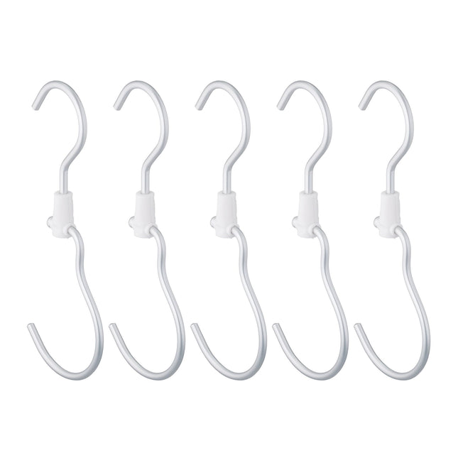 set of 5 clothes rail hooks