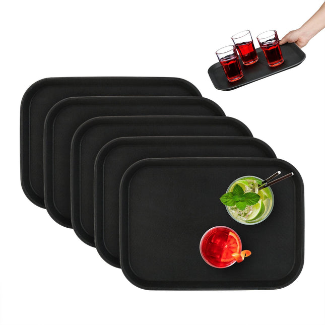 sada 5 servírovacích táců 35 x 25 cm