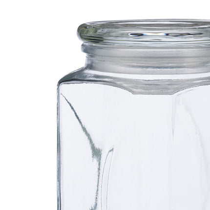 sada 6 dóz s víčky o objemu 1300 ml