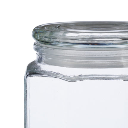 sada 6 dóz s víčky o objemu 1300 ml