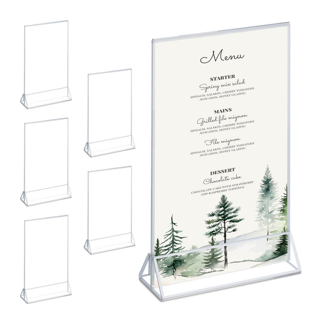 sada 6 stolních stojánků DIN A5